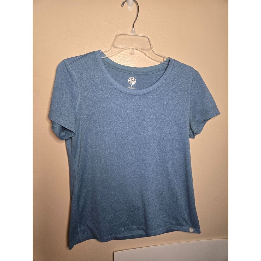 REI Co-Op Ladies Short Sleeve Activewear Top Performance Outdoor Active Sz Large